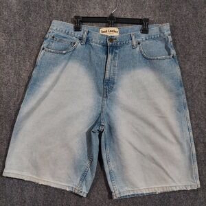 Foot Locker Denim Shorts Mens‎ 38 Classic Jorts Baggy Y2K Skater Faded